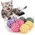 Blent10 sisal cat scratching ball toy for interactive batting and indoor play