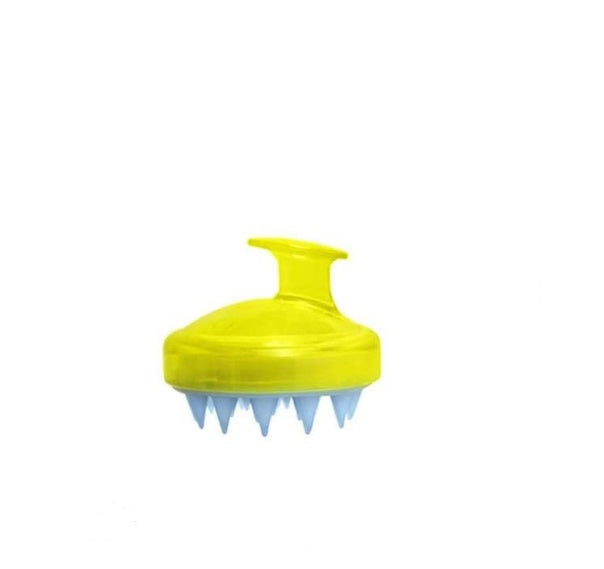 Blent10 silicone shampoo brush for gentle scalp massage and everyday hair washing