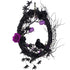 Blent10 Halloween Black Crow Garland Decoration