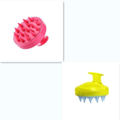 Blent10 silicone shampoo brush for gentle scalp massage and everyday hair washing