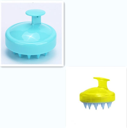 Blent10 silicone shampoo brush for gentle scalp massage and everyday hair washing