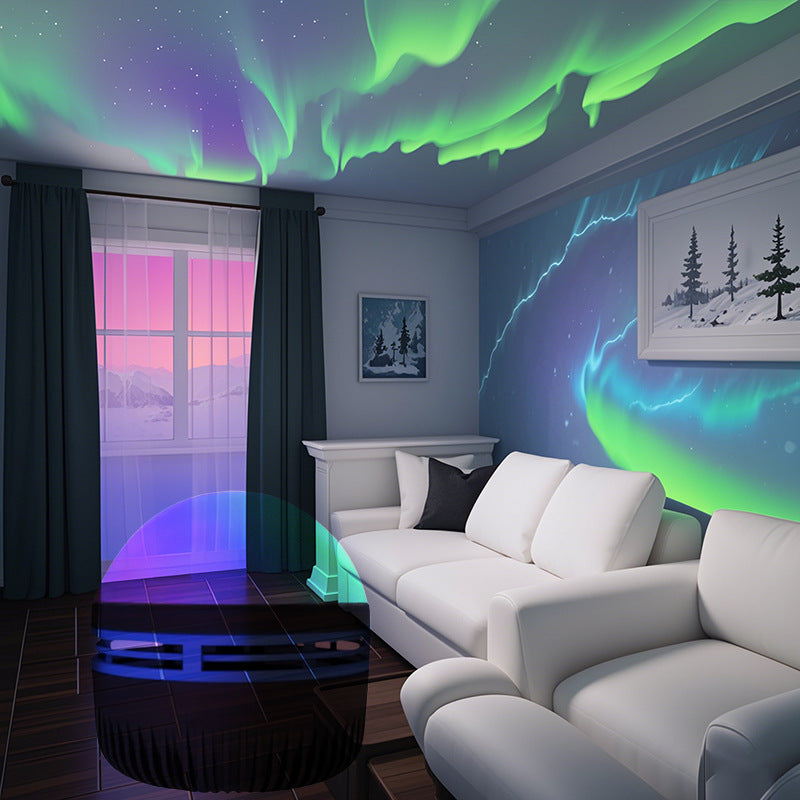 Blent10 water ripple LED projection ambience light small night lamp for bedroom décor