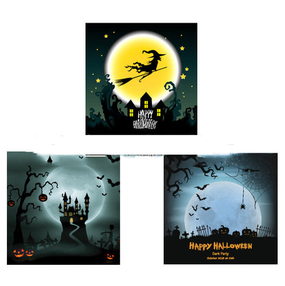 Halloween pumpkin ghost lantern
