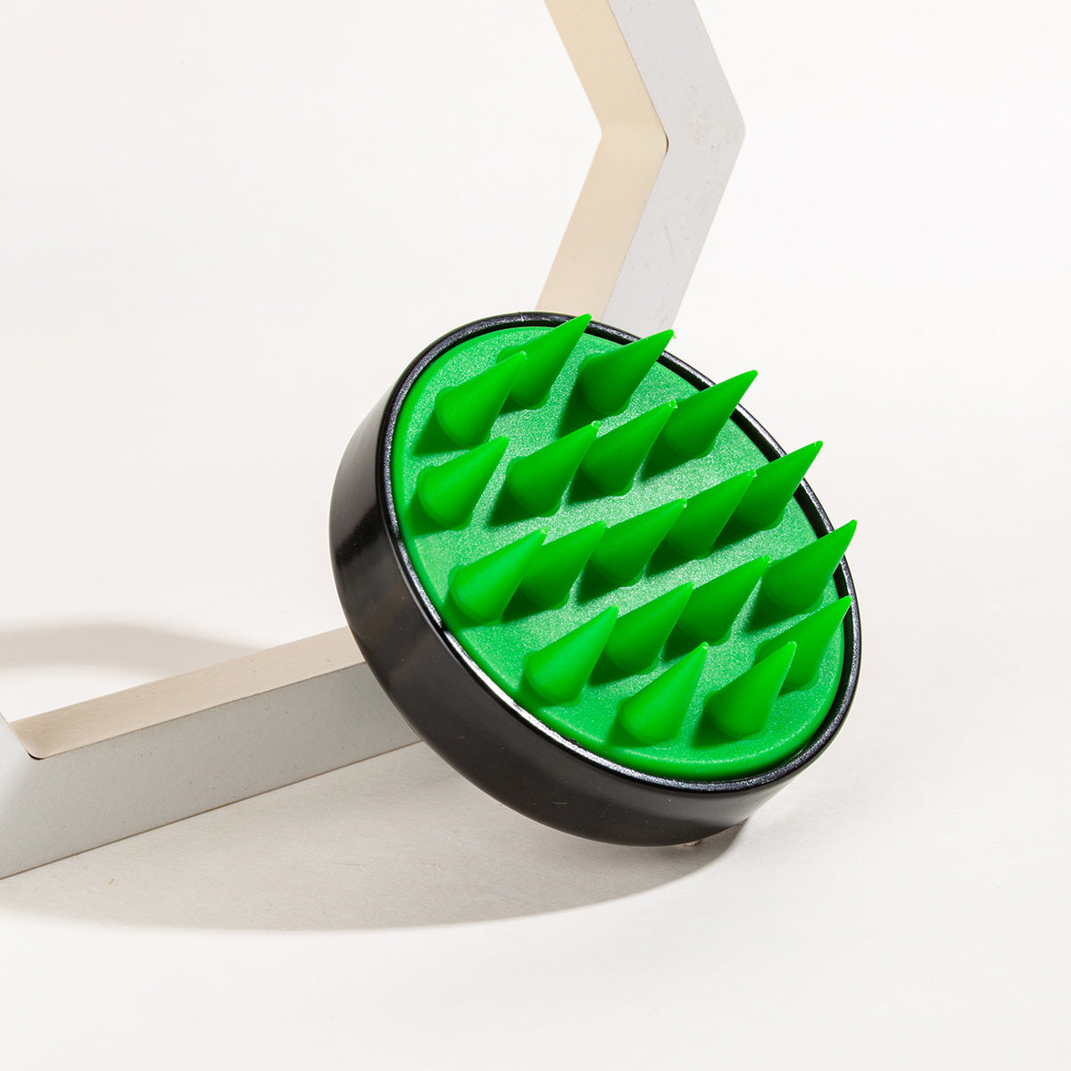 Blent10 soft silicone shampoo brush for scalp massage and hair cleansing