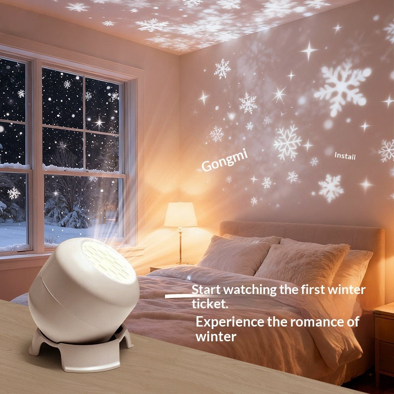 Blent10 LED Christmas Snowflake Projection Light