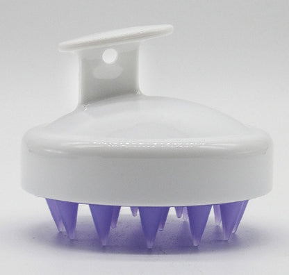 Blent10 silicone shampoo brush for gentle scalp massage and everyday hair washing