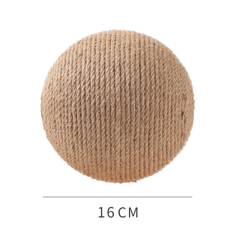 Blent10 vertical sisal cat toy with scratching surface and interactive ball