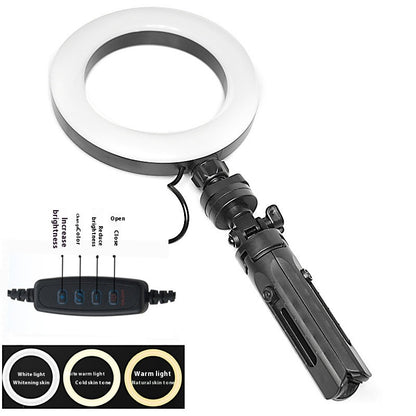 Blent10 mobile live streaming kit with adjustable fill light and desktop tripod for smartphone videos