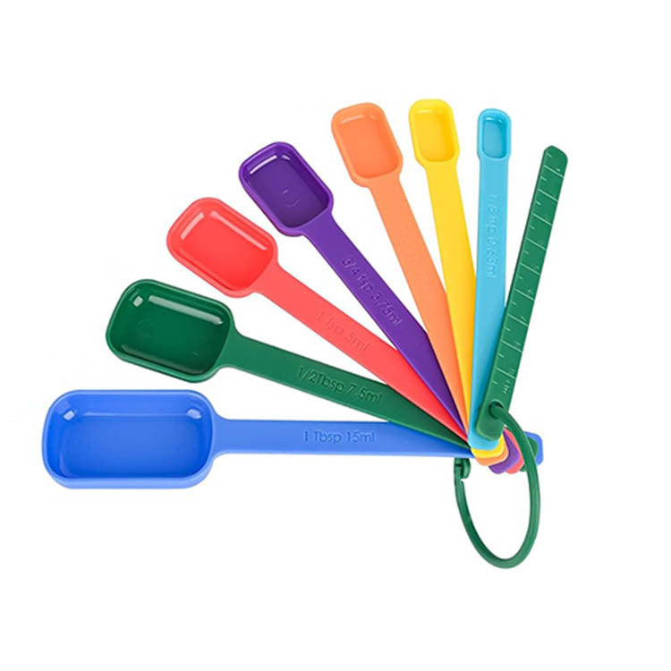 Blent10 15-Piece Plastic Measuring Cup &amp; Spoon Set with Scales