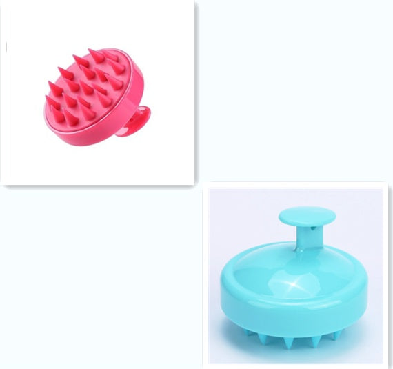 Blent10 silicone shampoo brush for gentle scalp massage and everyday hair washing