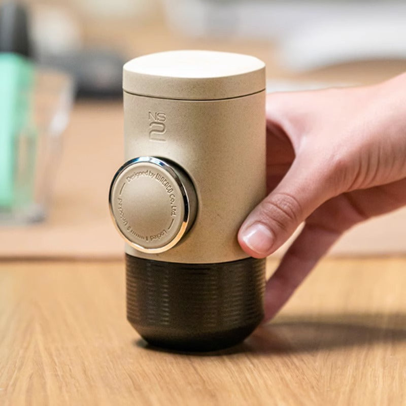 Blent10 manual espresso portable capsule coffee machine for travel and everyday coffee preparation