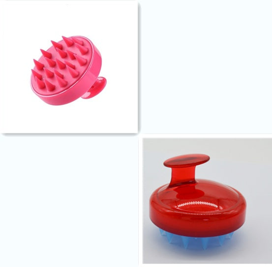 Blent10 silicone shampoo brush for gentle scalp massage and everyday hair washing