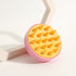 Blent10 soft silicone shampoo brush for scalp massage and hair cleansing