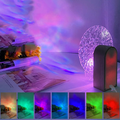 Blent10 water ripple sunlight shadow atmosphere lamp for decorative home lighting