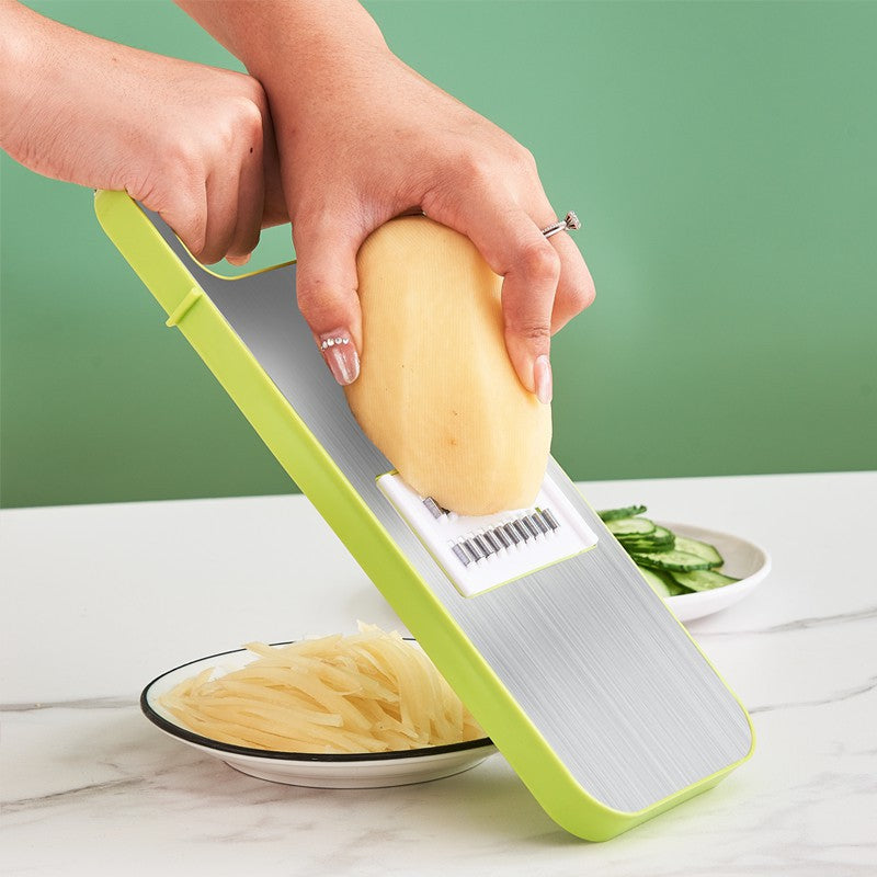 Blent10 stainless steel vegetable cutter and grater for multi-function kitchen food preparation