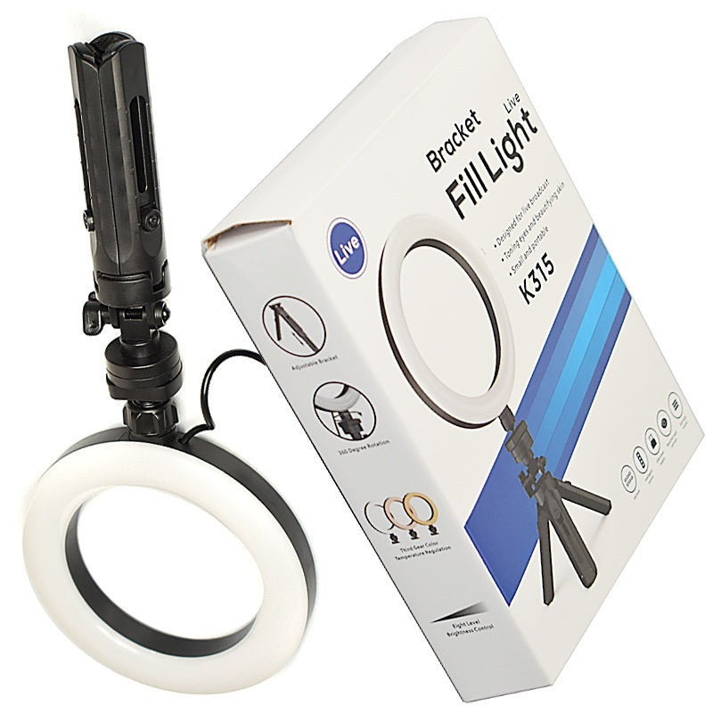 Blent10 mobile live streaming kit with adjustable fill light and desktop tripod for smartphone videos