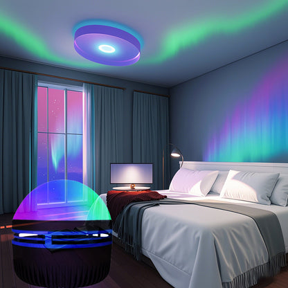 Blent10 water ripple LED projection ambience light small night lamp for bedroom décor