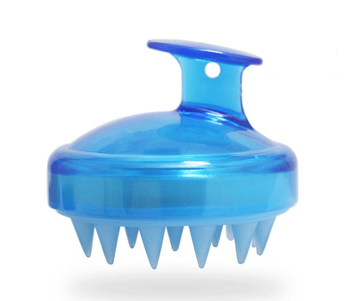 Blent10 silicone shampoo brush for gentle scalp massage and everyday hair washing