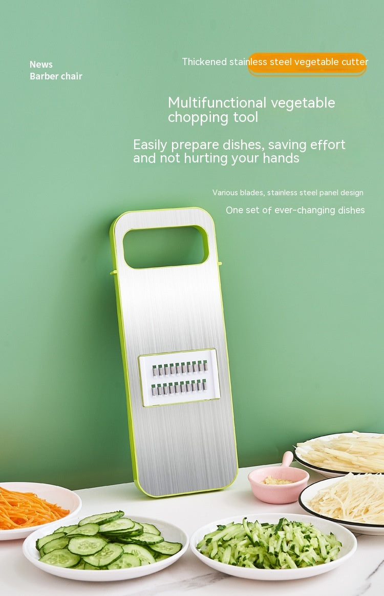 Blent10 stainless steel vegetable cutter and grater for multi-function kitchen food preparation