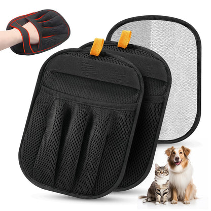 Blent10 pet hair removal glove for cats and dogs for grooming couches carpets and car seats
