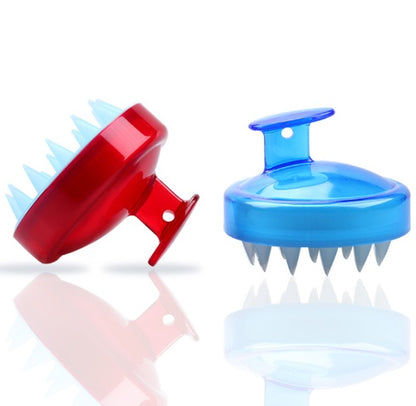 Blent10 silicone shampoo brush for gentle scalp massage and everyday hair washing