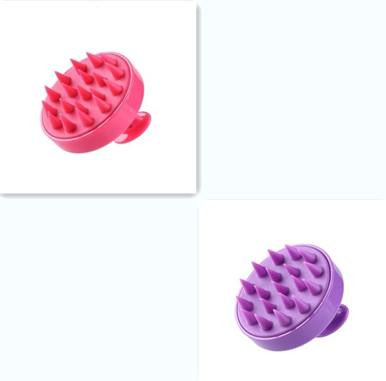 Blent10 silicone shampoo brush for gentle scalp massage and everyday hair washing