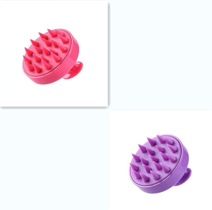 Blent10 silicone shampoo brush for gentle scalp massage and everyday hair washing