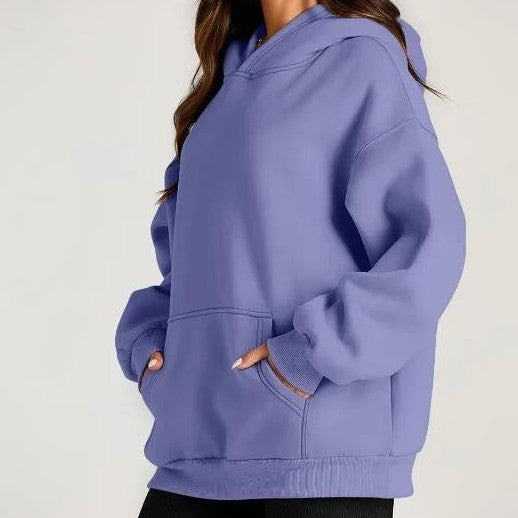 Blent10 Queen Oversized Hoodie Drop-Shoulder Sportswear