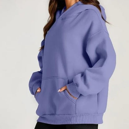 Blent10 Queen Oversized Hoodie Drop-Shoulder Sportswear
