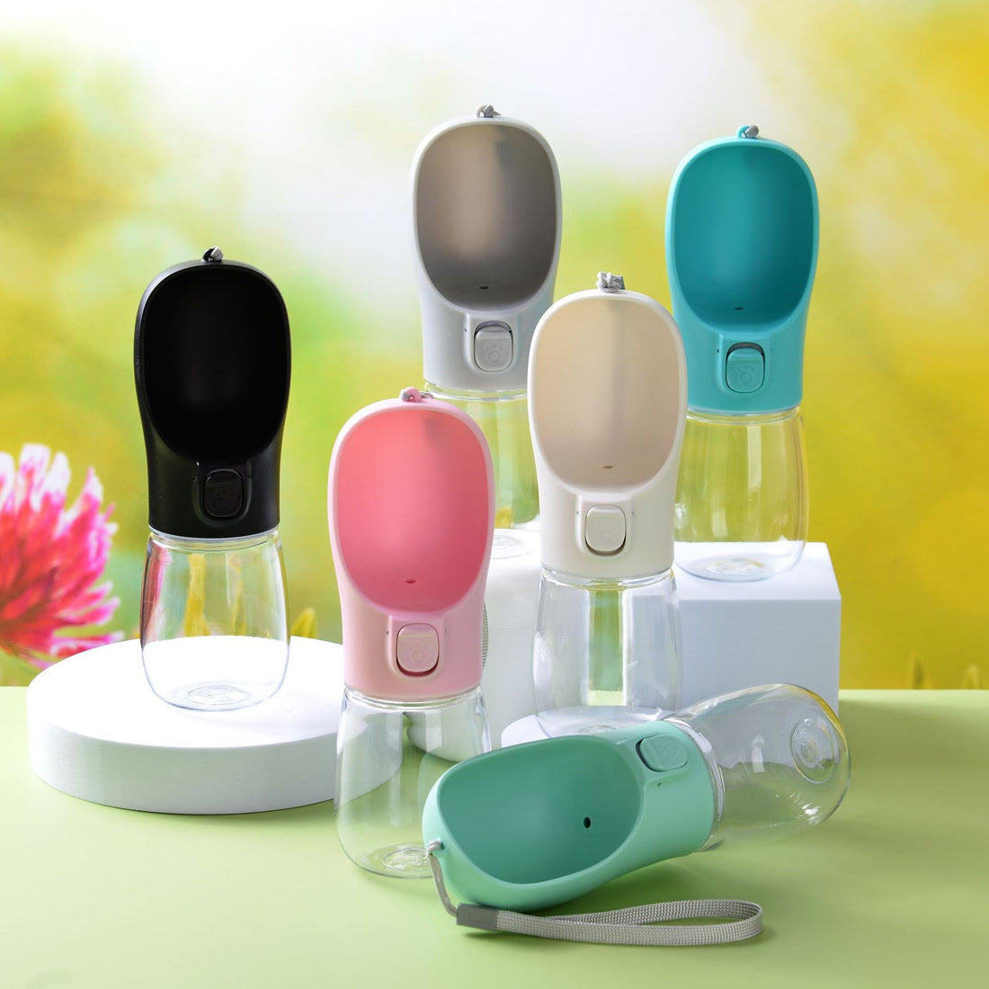 Blent10 portable pet water cup for convenient cat and dog hydration