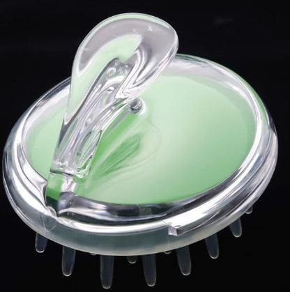 Blent10 silicone scalp massage brush for shampooing, scalp cleansing, and hair care