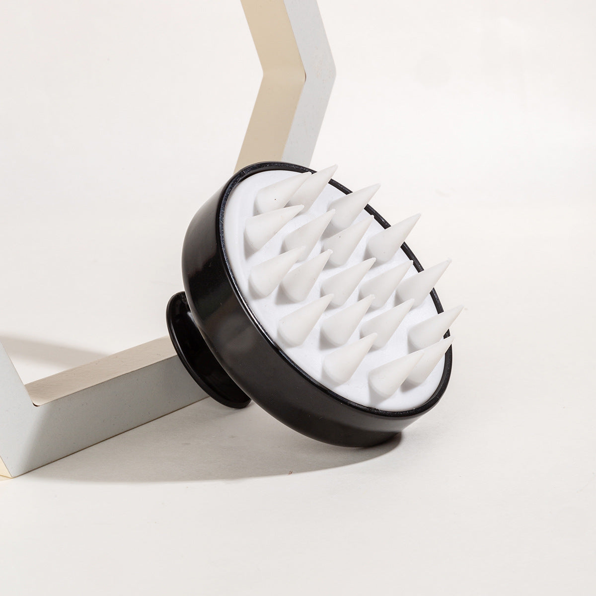 Blent10 soft silicone shampoo brush for scalp massage and hair cleansing