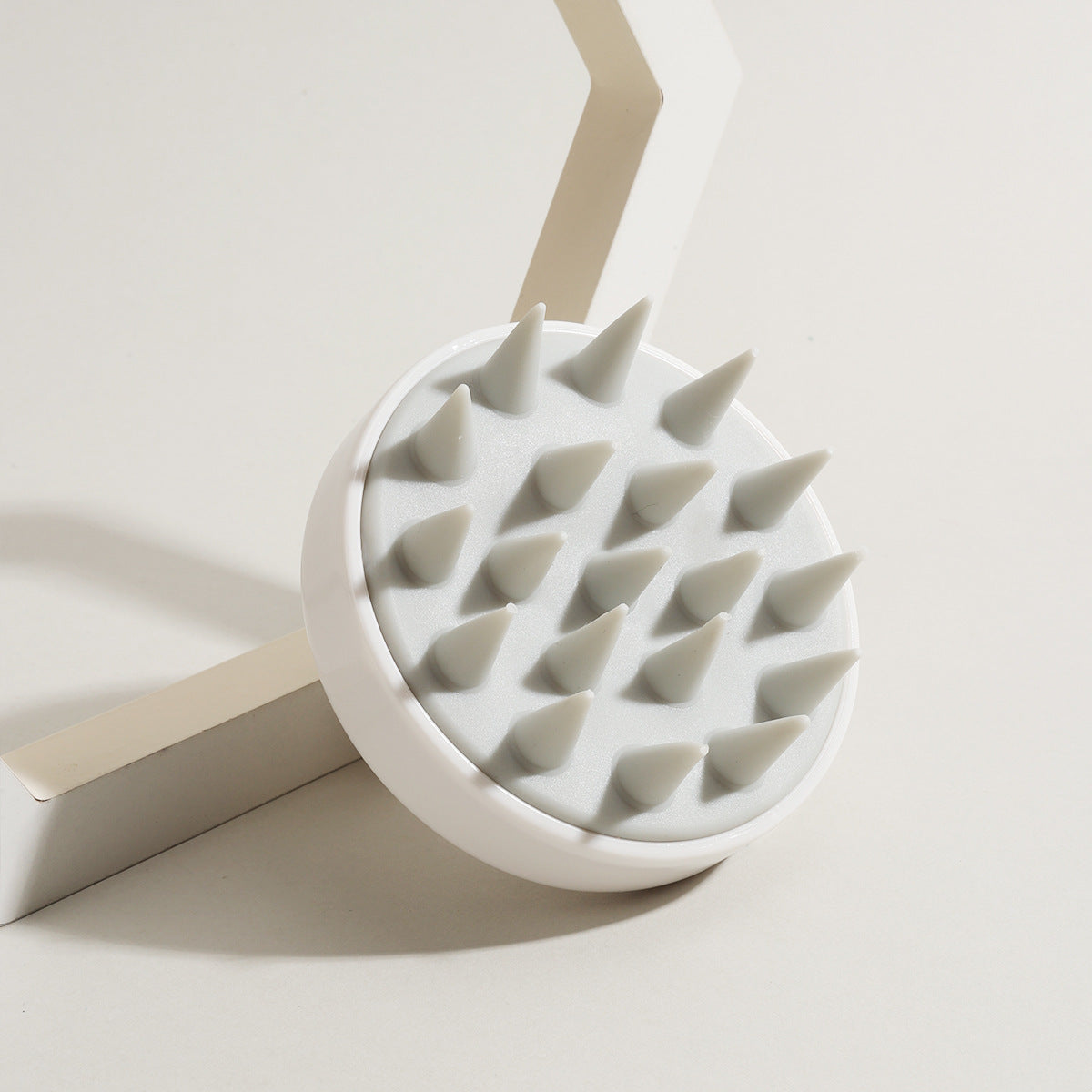 Blent10 soft silicone shampoo brush for scalp massage and hair cleansing
