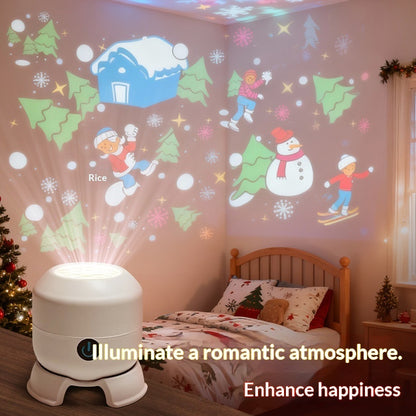 Blent10 LED Christmas Snowflake Projection Light