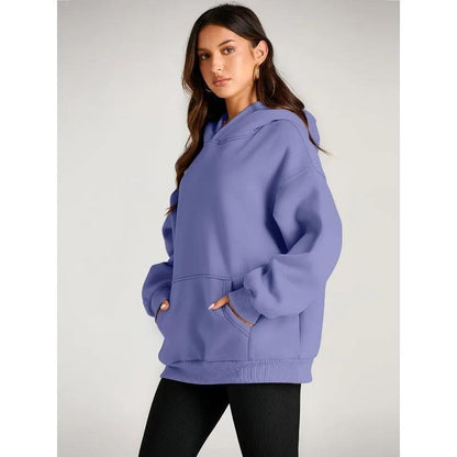 Blent10 Queen Oversized Hoodie Drop-Shoulder Sportswear