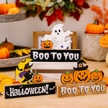 Halloween ghost gnome pumpkin decorations