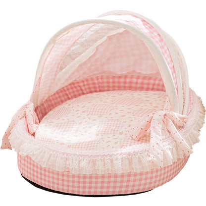 Blent10 spring summer dog bed with pet cradle design for everyday resting