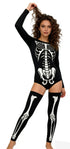 Blent10 Halloween skeleton ghost costume outfit for masquerade parties