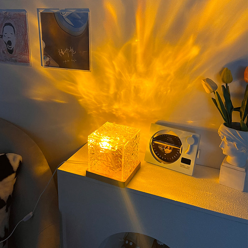Blent10 LED water ripple ambient night light with rotating RGB projection and 16 colours