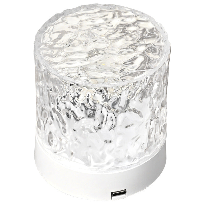 Blent10 water ripple rotating projection night light for ambient bedroom lighting