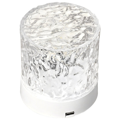 Blent10 water ripple rotating projection night light for ambient bedroom lighting
