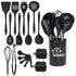 Blent10 food-grade silicone kitchen utensil set for cooking, mixing, stirring, and serving