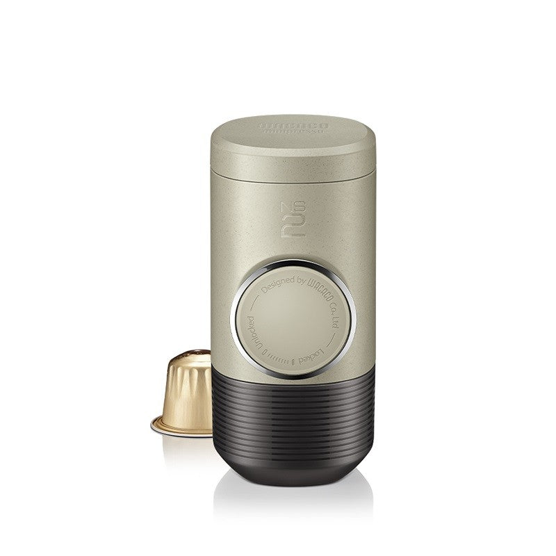 Blent10 portable capsule coffee machine with manual pressure espresso brewing design