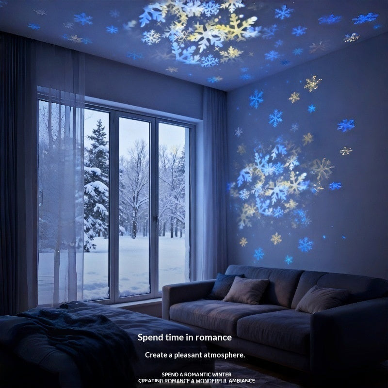Blent10 LED Christmas Snowflake Projection Light