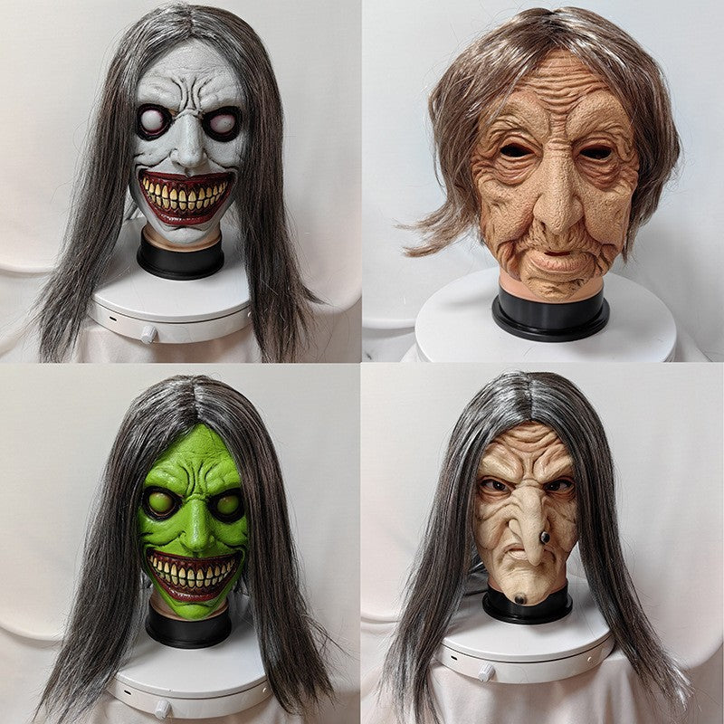 Blent10 Halloween Latex Horror Mask  Scary Costume Headgear