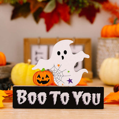 Halloween ghost gnome pumpkin decorations