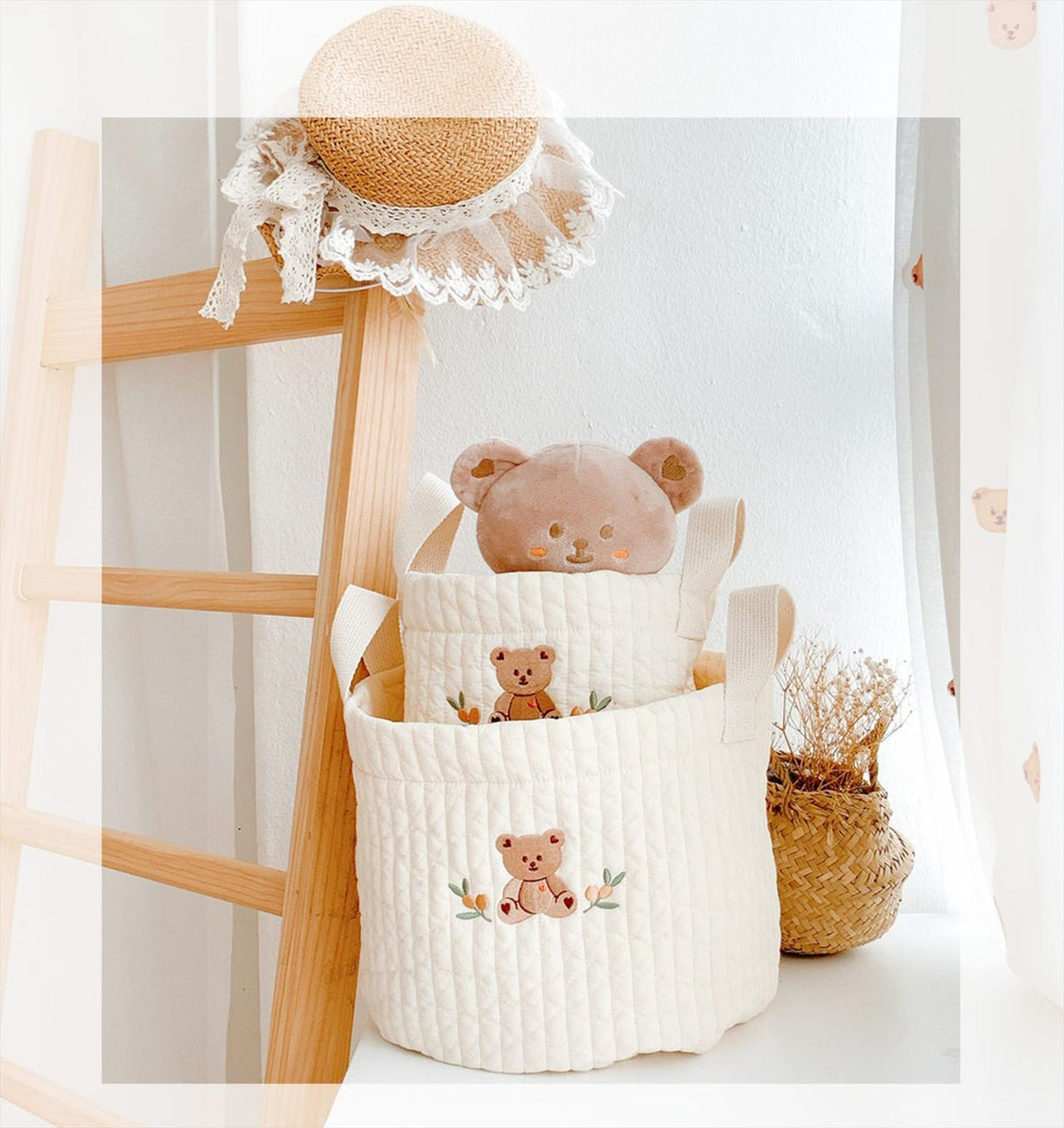 Blent10 toy organizer storage bag for bedding, stuffed toys, and household essentials