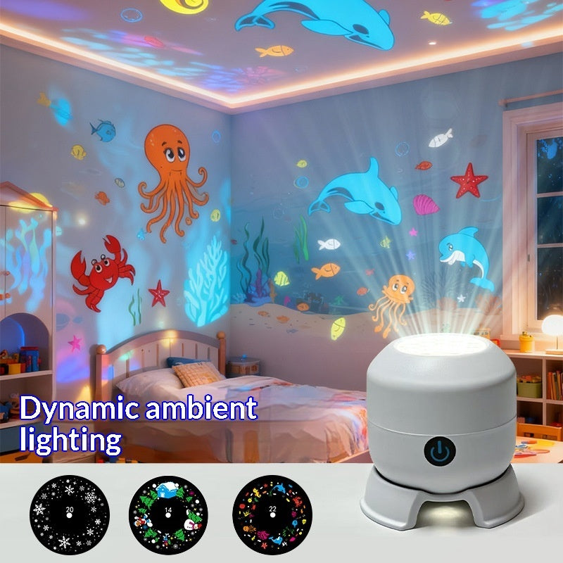 Blent10 LED Christmas Snowflake Projection Light