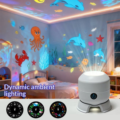 Blent10 LED Christmas Snowflake Projection Light
