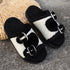 Blent10 lamb wool slippers with fleece-lined design for relaxed indoor wear